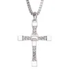 Colliers pendentif la croix rapide cristal pendentif chaîne collier jésus croix collier hommes colliers