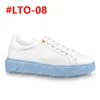 2024 Time Out Femmes Chaussures décontractées Brown Flower Sneakers Femme Femme Sneaker Girls Trainers Fleurs de chaussures Contrôlé 9 Couleurs avec boîte et sac à poussière 36-42 # LTO-01