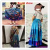 Encanto Girls Party Dress Up Princess Costume Kids Halloween Mirabel Cosplay Costume Baby Girl Dress Christmas Cainival Vestido 223268906