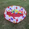 Tält och skydd Ocean Ball Pit Pool Högkvalitativ julfödelsedagsgåvor Fällbara utomhus inomhus Kids Game Spela leksak tält bärbart