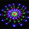 ストリングクリスマスライト8モード120 LEDカラフルなクモのウェブLEDホリデーウェディングパーティーの飾り付けのための妖精の弦ライト