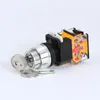 Switch Electrical Rotary Knob 22mm 2/3 Position Selector Power Key Self-Locking 1NO 1NC LA38-11Y2 LA38-11Y3Switch
