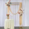 3 pièces décoration de mariage fête fleur mur arc cadre bienvenue signe drapeau support maison écran porte anniversaire bébé douche Dessert Backdro3643402