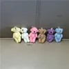 100 шт./лот, 6 цветов, 35 см, маленький медведь, мягкая игрушка, кукла, декор, аксессуары, плюшевая игрушка-медведь, кукла LJ201126