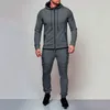 Men's Tracksuits 2 peças conjuntos de trajes masculino Autumn Inverno com capuz Sorto de colapso de batedeira machos machos machos machos capuzes bigsweety 220826