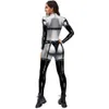 Women039s Jumpsuits Rompers Movie Cos Dead Lady Onesie Acting Costume Tight Long Sleeve Onesie2469770