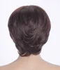 Nxy peruks mångsidig peruk fabrik rakt brun modetrend kort hår