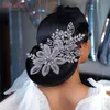 YouLaPan HP427 Tendance Fleur De Mariée Bandeau Côté Cheveux Pièce Pour Les Femmes De Mariage Accessoires Pageant Tiara Mariée CoiffureHeadpiece