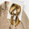 Scarves Fashion Print Beach 100% Pure Silk Scarf Women Shawl 2022 Design Square Wrap Hair Band Neckerchief Female Foulard Bandana