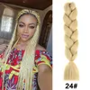 Hair Bulks Synthetic Hairs Extensions Jumbo Braiding Colofrul 41 inch Braid Wholesale Red Blue