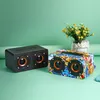 M5 Graffiti Wooden Wireless Speaker Mobile Desktop Home Audio Audio Street Dance