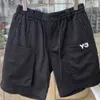 Men shorts 22SS Summer y3 Letter Printed Cotton Casual Functional Shorts with Multi pockets black and white6796735