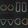 Hoop Huggie Punk Big Encling Stains Stains Steel Accouns Mostrics Earrings Strendy Heart Star Round for Women Jewelry Encleshoop