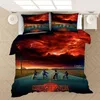 Stranger Things 3d Set di biancheria da letto Hot Fashion Horror Movie Copripiumino stampato Twin Full Queen King Size Dropshipping