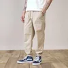 スプリングルーズテーパードローストリングパンツメンズanklelength Outdoor WearプラスサイズのズボンSK130637 220713