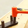 Narzędzia ręczne 0,5-4lb Dead Blow Mallet Orange Soft Guma Unicast Hammer Instaluj wielofunkcyjny narzędzie drewniane podłogi bez elastyczności
