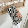 luxe ontwerpers iphone case Snakeskin donkere telefoonhoes 11pro Max hoesjes houder iPhones XR 12 XS Maxs 13 all inclusive 7p/8p goed