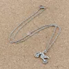 20Pcs Alloy Motorcycle Charms Pendant Necklaces For Men Women Jewelry Gift Ancient Silver A-281d