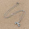 20PCS Alloy Motorcykel Charms Hängsmycke Halsband för män Kvinnor Smycken Gift Ancient Silver A-281D