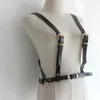 Bältesvarumärke Desgin Strap Leather Harness Body Midjebältesband Justerbar bondage strumpeband hängslen kvinnor