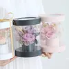 10pcs mini flores redondas caixas de embalagem de embalagens de casamento caixa de armazenamento em casa caixa de decoração de florista caixas de chapéu de arranjo de flores179o