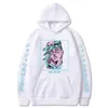 Новый Anime Jojo Bizarre Adventure Jotaro Kujo Print Hoodie Мужчины / Женщины Harajuku Негабаритный Урожай Уличная Одежда