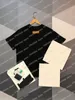 22ss Men Designers T Рубашки TEE грудной буквы Печать с коротким рукавом мужской экипаж шеи парижская уличная одежда белый черный xinxinbuy xs-l