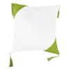 40x40cm Thermal transfer printing peachskin Blank Pillow case cover Empty sublimation Pillowcase with tails