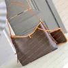 Женская мода Повседневная дизайнерская роскошная сумка CARRYALL Сумки на ремне TOTE Сумка через плечо Высокое качество TOP 5A 2 Размер M46197 M46203 Кошелек