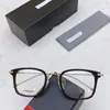 Moda güneş gözlükleri çerçeveler erkekler için vintage thom optik gözlükler tianyum asetat tbx905 kare kadınlar miyopi reçeteli gözlükleri