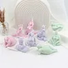 3D Human Body Art Home Dekorera fylliga kvinnorsformer för handgjorda tvålar som gör hartsmögel Diy Yoga Soy Wax Candle Silicone Mold 220611