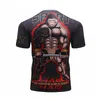 T-shirts pour hommes Prix d'usine Haute qualité Chemise de sport imprimée numérique Hommes Casual Gym Rash Guard