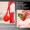Cadeau cadeau -2 pcs cordon de serrage de Noël poupée sans visage sac de rangement sac de bonbons faits à la main sac de pomme cadeau
