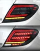 Sakljus för W204 C200 2007-2013 C260 TAILLIGHTER Bakre lampa LED DRL Running Signalbroms Omvänd parkeringsljus