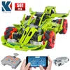 Kaiyu 561PCS 4WD City Remote Control Rotating Drift Racing Car Bricks RC SuperCar Vehicle Blocks Toys for Boy 220527