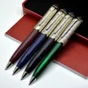 Promozione Silver Black Car Ballpoint Pen Pen Office Amministrativo Forniture di cancelleria Lusurs Scrivi Penne No Box3347913