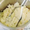 Huishoudelijke goederen keuken groente en fruitgereedschap handheld roestvrijstalen golfvormige aardappelen puree non-stick hand jle14185