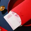 Подарочная упаковка ПК китайский год Красные конверты тигрового Hong Bao 2022 Lucky Money Packetgift