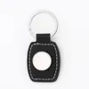 Creative Snap Leather Product DIY Keychain Sublimation Blank Metal Keyring Gift Souvenir