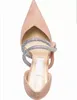 Elegante bruids bruiloft Luis sandalen schoenen damesjurk kristallen feest dame hoge hakken naakt witte zomer gladiator sandalia's met doos EU35-42