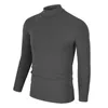 Men's T-Shirts Men's Bottoming Shirt T-shirt Long Sleeve Turtle Neck Sweater Top Tee Extra Soft Winter Warm Fashion Sexy 315A
