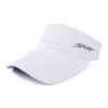 Classic Sports Sun Visors Men Women Designer Summer Summer respirável secagem rápida ao ar livre Big Brim Hats ajustável para unissex