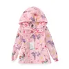 Niños Chaquetas de primavera Niñas Unciorn Windbreaker Niños con capucha Fleece Abrigos de lluvia Trajes a prueba de agua Teeangers Girl Blazer LJ201130