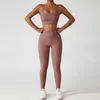 Avrupa ve Amerikan yoga takım elbise koşu setleri kamuflaj leopar baskısı spor tayt kalça kaldırma fitness takımları kadınlar için