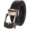 Belts Fashion Mens Business Style Belt Black Leather Strap Male Automatic Buckle For Men Top Quality Girdle JeansBelts