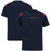 Camiseta F1 verão masculina e feminina de corrida de secagem rápida tops Fórmula 1 com os mesmos uniformes da equipe podem ser personalizados