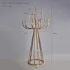 Украшения подсвечники Metal Candlestick Flower Vase Table Centerpeece Event Flower Rack Road Road Lead Свадьба Imake176