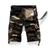 Camouflage Camo Cargo Shorts Hommes Été Casual Coton Multi Poche Lâche Armée Militaire Tactique Grande Taille 44 220524