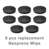 USA: s lagerbränslefiltermontering 8x One Set Replacement Neoprene Rubber Wipes 85A Durometer Polyuretan Wipe for Super Mini Aurora Solvent Trap