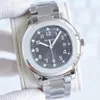 Mens Watch Simple Mechanical Automatic Stainless Steel Watches Green face Metal strap Luminous diamond bezel Business wristwatch